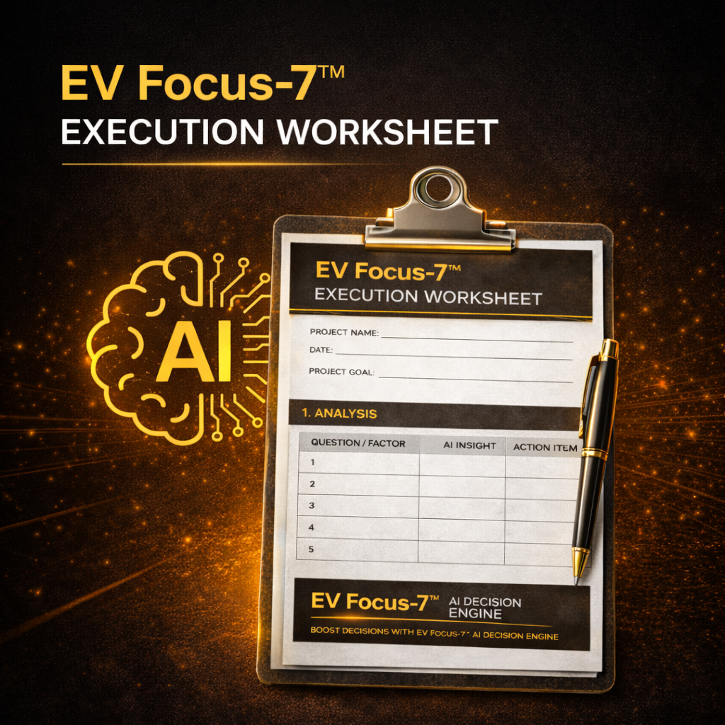 EV Focus-7™ Execution Worksheet